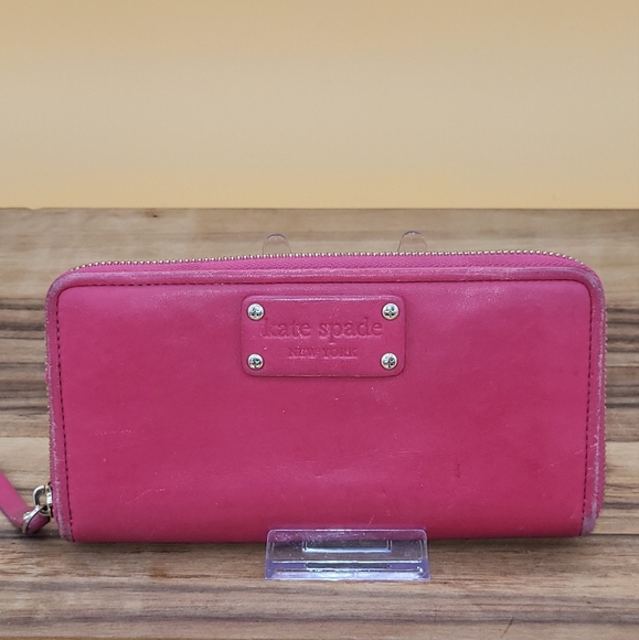 Kate Spade Pink and Orange Women's Wallet - Picture 1 of 6